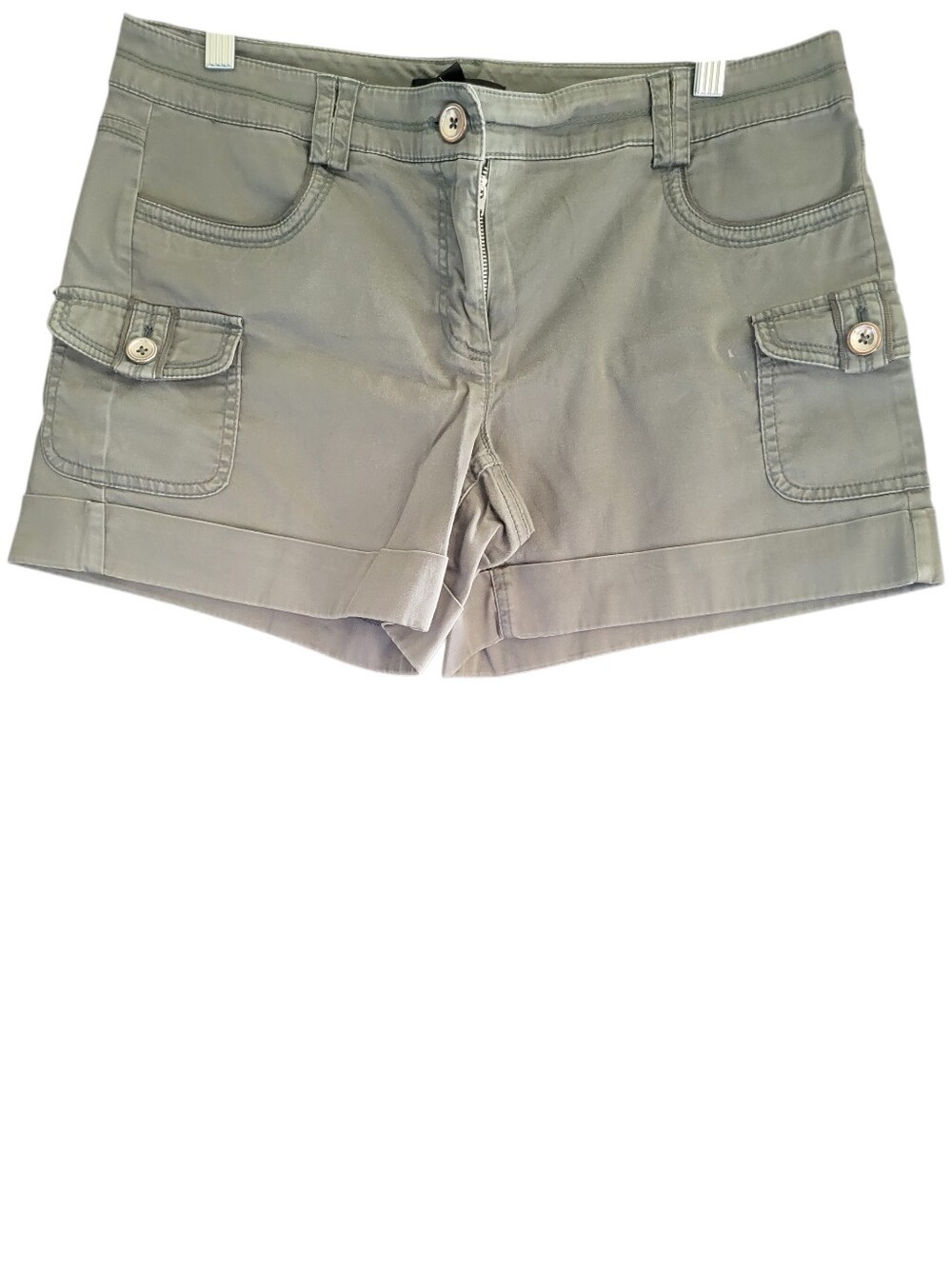 White House Black Market Shorts Olive sz 10